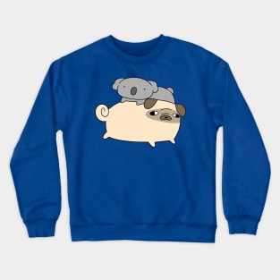 Pug and Koala Crewneck Sweatshirt